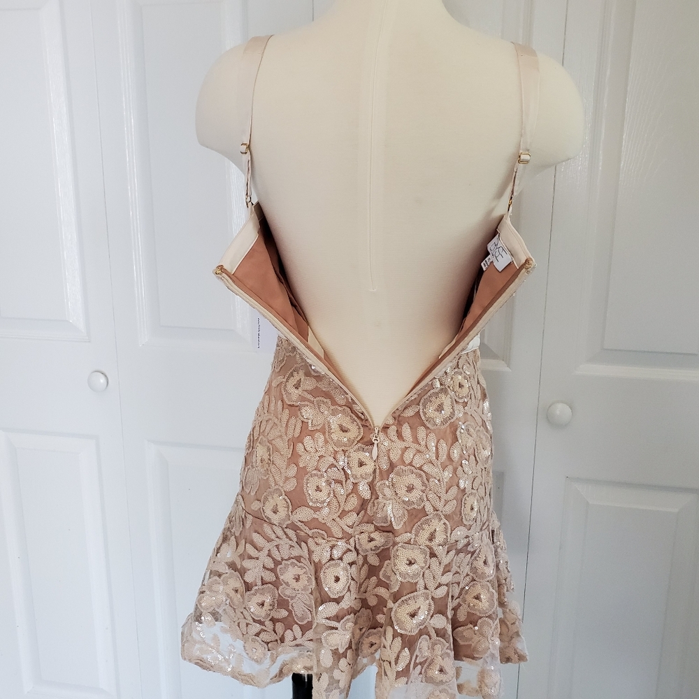 NWT Ryse The Label Lace Sequin Revolve Mini Dress - Picture 6 of 7